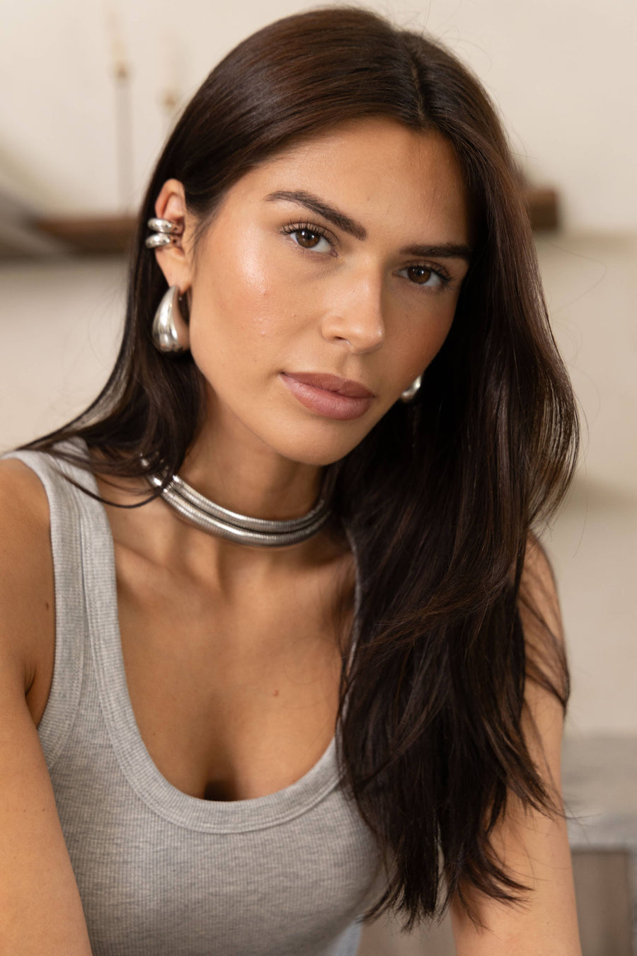 Josie Choker Necklace: Gold / 15mm