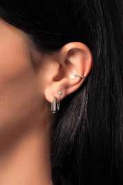 Chain Stud Earrings: Gold