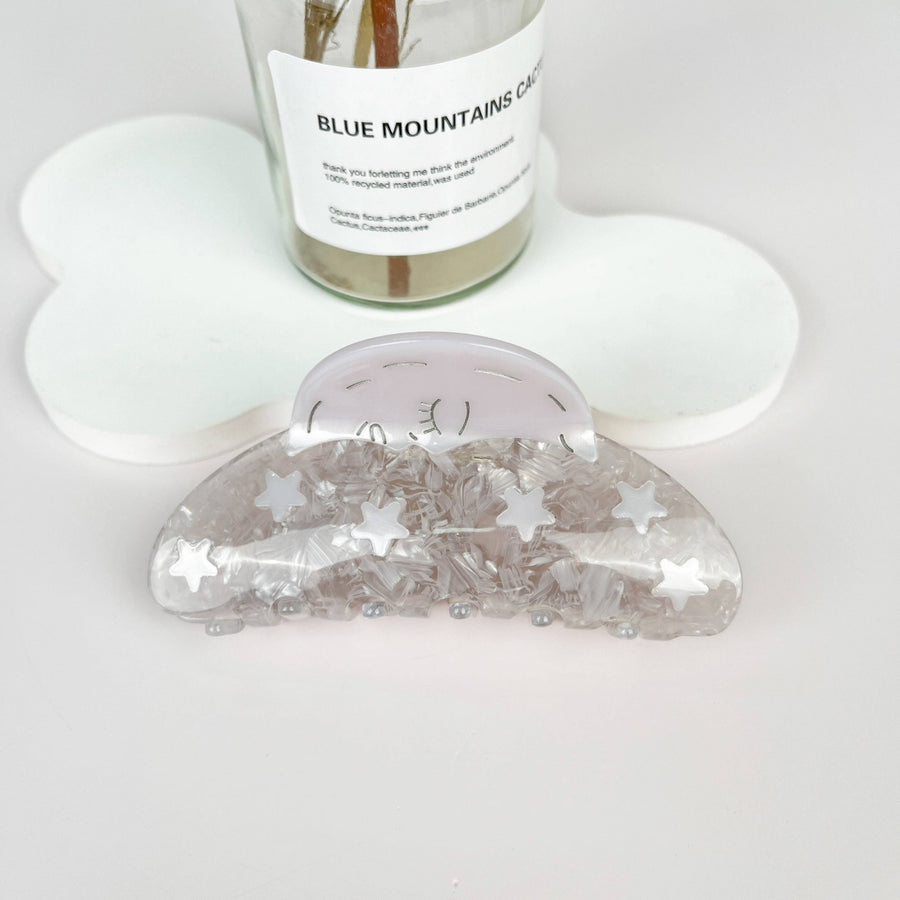 Sun Series Acetate Hair Claw Clip: Brown