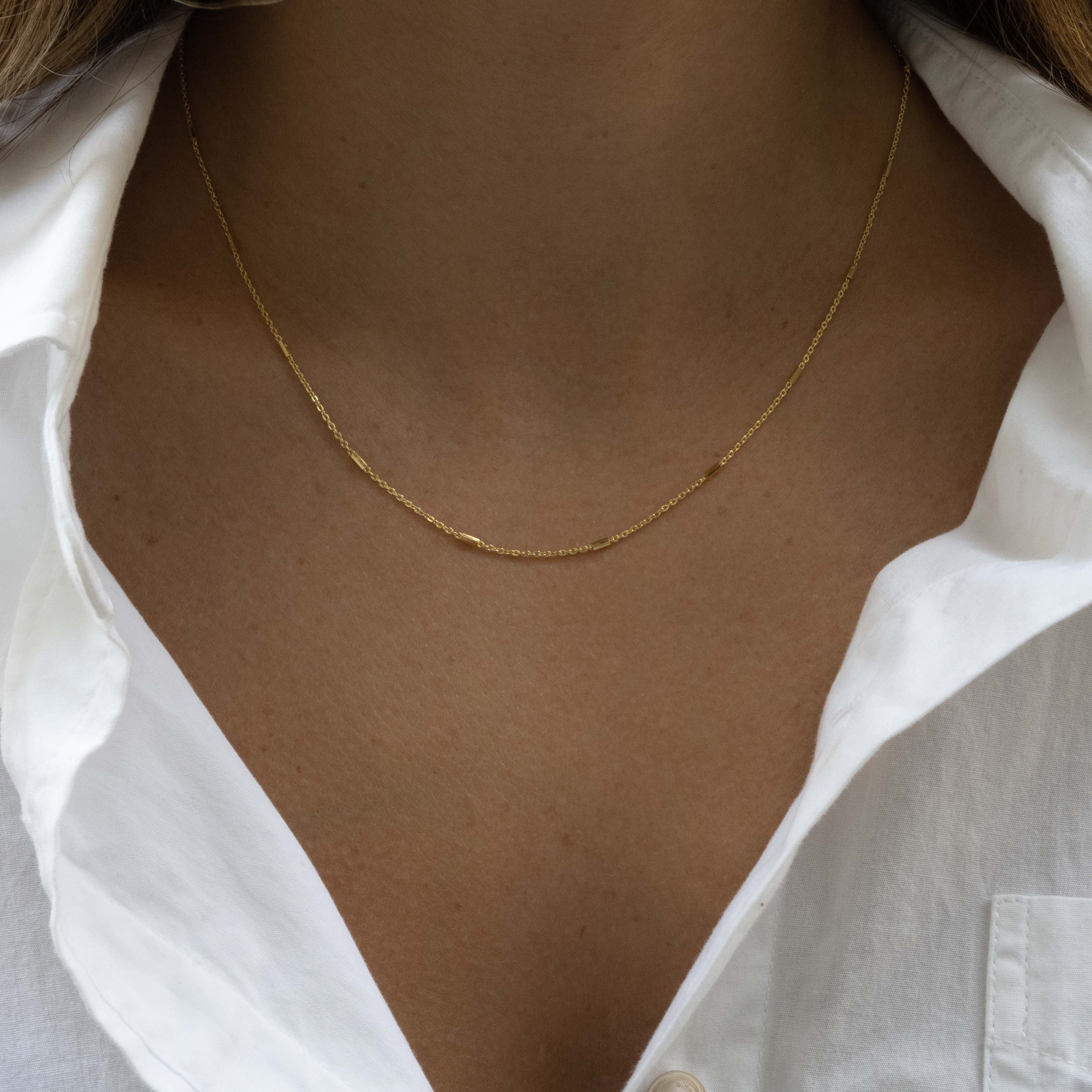 Milla Chain Necklace: Gold / 16" + 3" ext.