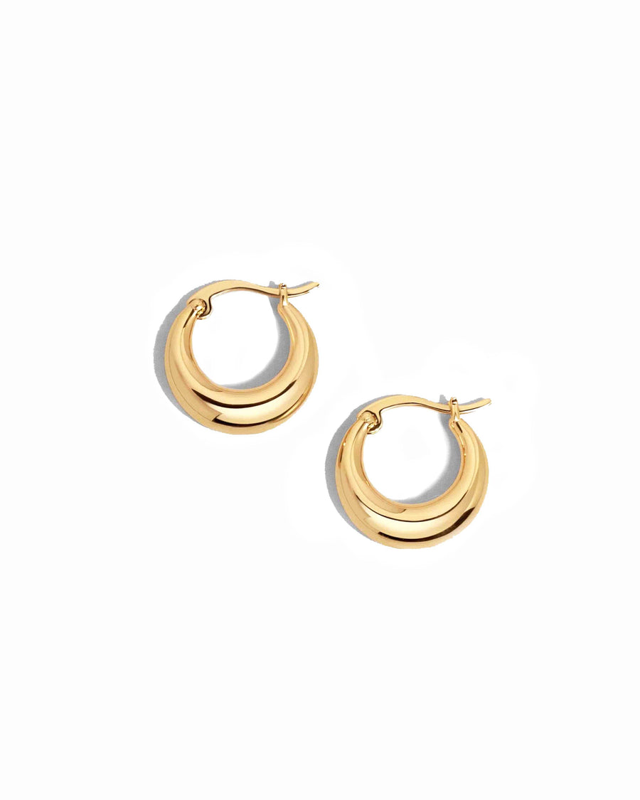 15mm Chunky Hoops: Gold