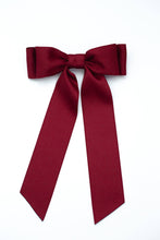 Load image into Gallery viewer, Oversized Matte Satin Hair Bow Barrette | Stella Bow OS: Hazelnut