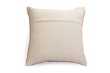 Load image into Gallery viewer, Geo Shapes Handcrafted Throw Pillow, Purple- 18x18 inch: CUSHION COVER WITH INSERT