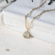 Load image into Gallery viewer, 11:11 Angel Number Coin Necklace: Numerology, Guardian Angel