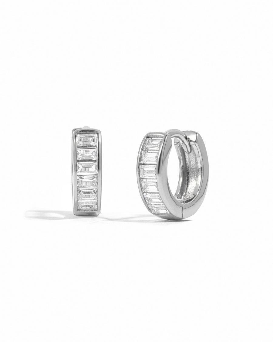 Small Baguette Huggies: Gold