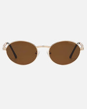 Load image into Gallery viewer, Blake Polarized Sunglasses: Black/Gold