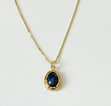 Load image into Gallery viewer, Love Stoned Necklace: Blue