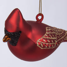 Load image into Gallery viewer, Cardinal Glass Ornament