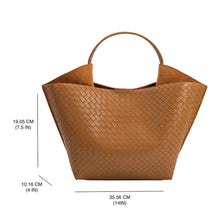 Load image into Gallery viewer, Terri Bone Medium Recycled Vegan Tote Bag