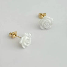 Load image into Gallery viewer, Mother Rose Stud Earrings