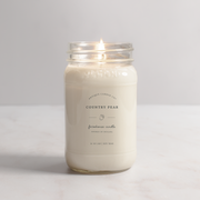 Country Pear - Soy Wax Mason Jar Candle: 16 oz