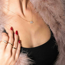 Load image into Gallery viewer, Toi et Moi Necklace: Gold