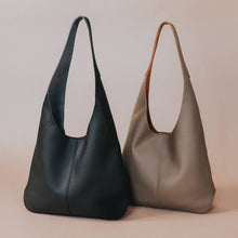 Load image into Gallery viewer, Kenya Taupe Recycled Vegan Shoulder Bag