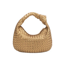 Load image into Gallery viewer, Drew Small Metallic Bronze Recycled Vegan Top Handle Bag