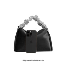 Load image into Gallery viewer, Estela Blush Velvet Top Handle Bag