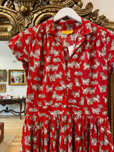 Load image into Gallery viewer, Cat Dress, 2000’s, 34” Bust, As is