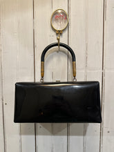 Load image into Gallery viewer, Black patent leather box bag *very rare*