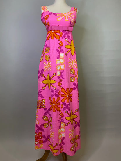 Agathe Dress, 1960’s, 32” Bust 29” Waist as is