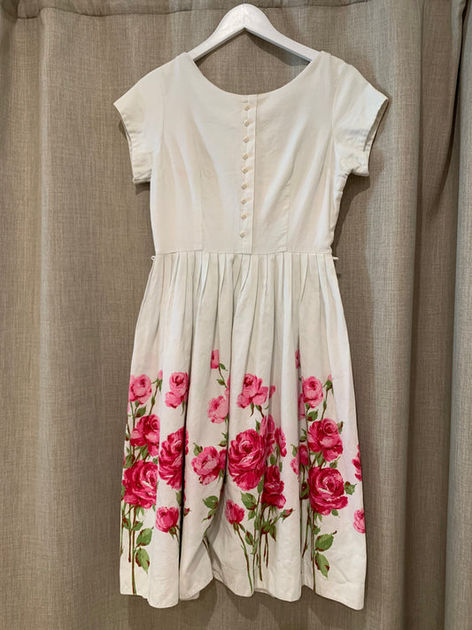 The Morgan Dress, 1950’s, 34” Bust, 27” Waist As Is