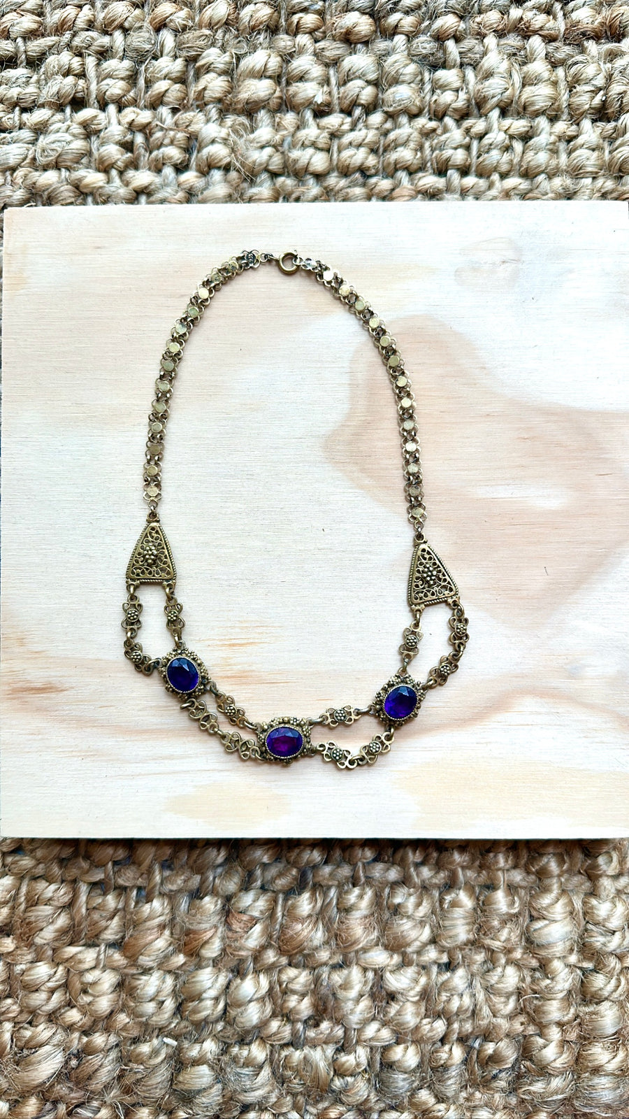 Amethyst Sterling Necklace