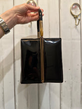 Load image into Gallery viewer, Black patent leather box bag *very rare*