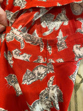Load image into Gallery viewer, Cat Dress, 2000’s, 34” Bust, As is
