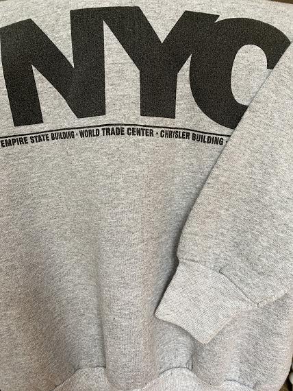 1990's NYC Grey Crew Neck Sweatshirt