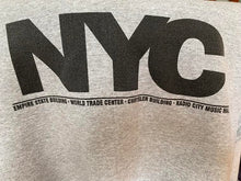 Load image into Gallery viewer, 1990's NYC Grey Crew Neck Sweatshirt