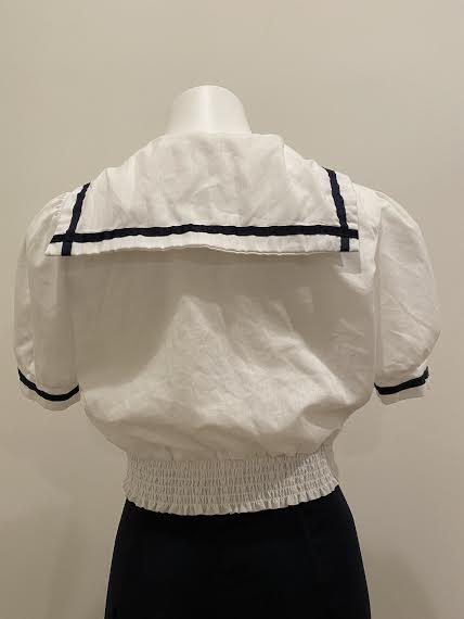Cropped Sailor Top, 1970's