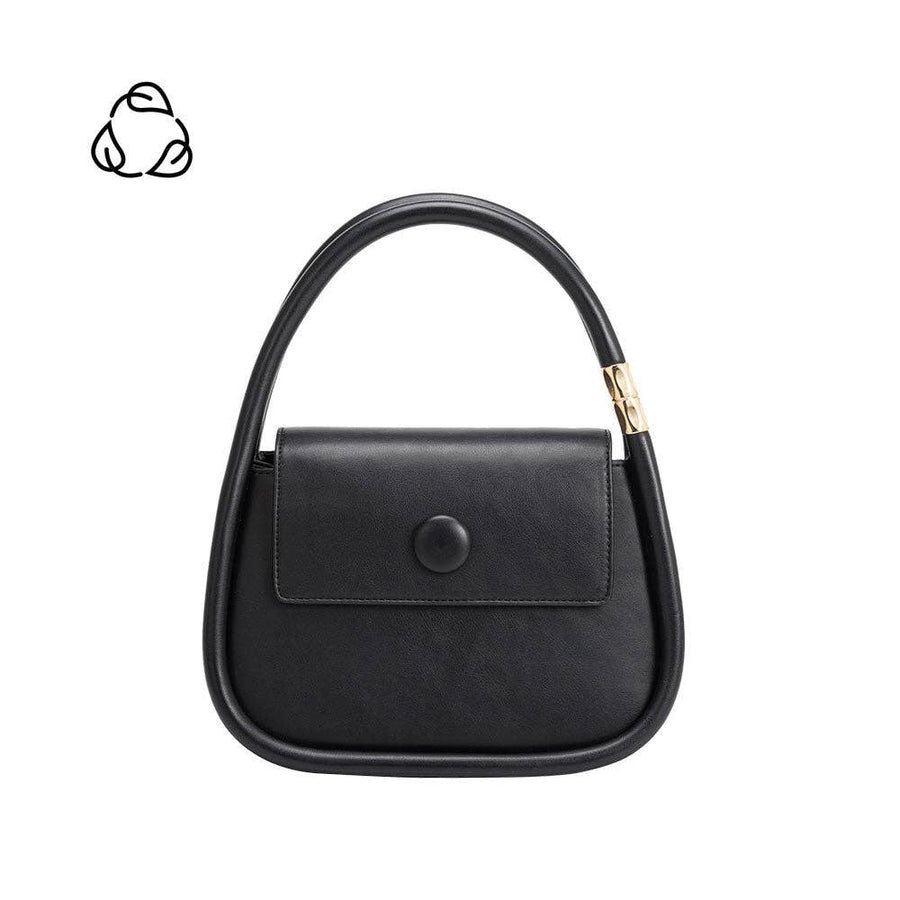 Jasmine Vegan Crossbody Bag in Black