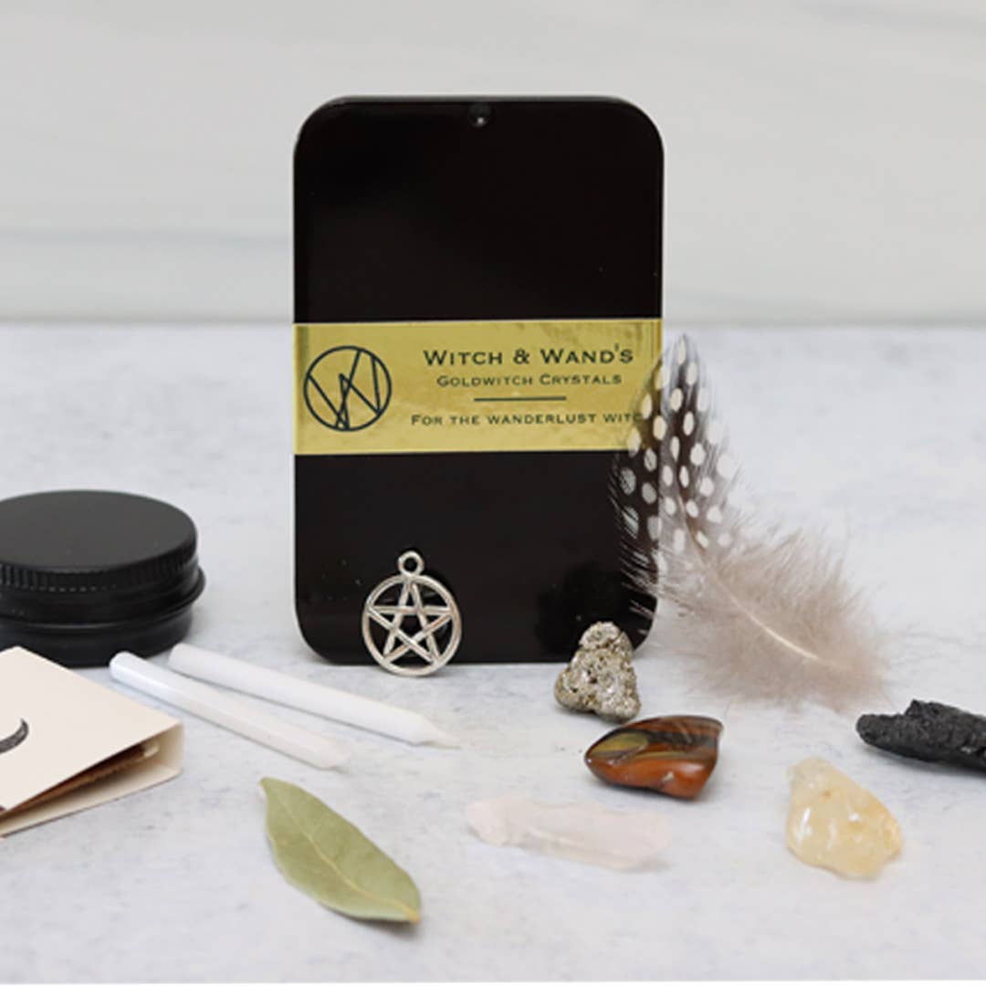 Gold Witch Travel Tin / Mini Spell Kit