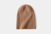 Camel Cashmere Wool Beanie