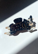 Load image into Gallery viewer, Hand-painted French Bulldog Dog Claw Hair Clip | Eco-Friendl