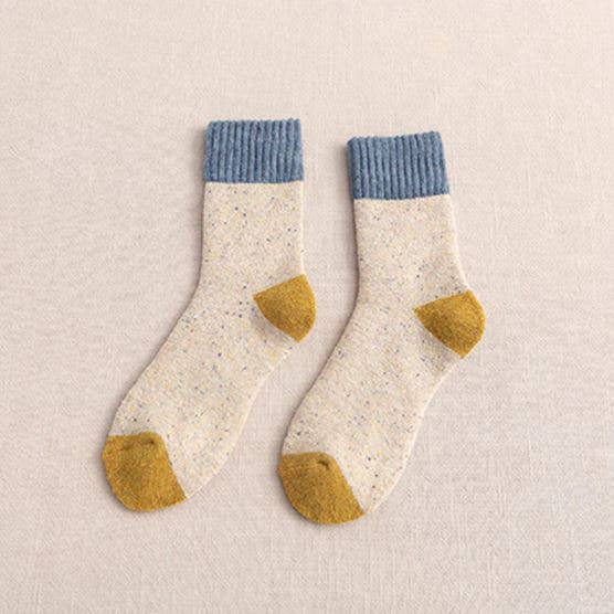 Speckled print socks