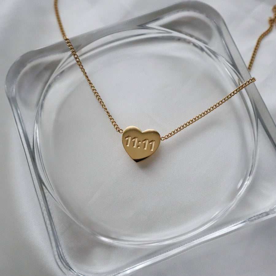 11:11 Heart Necklace | Pendant Necklace