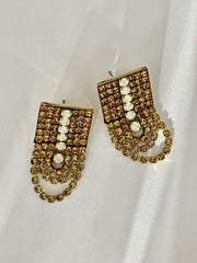 Honora Earrings: Smokey Topaz