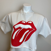 Cropped Rolling Stones Tee