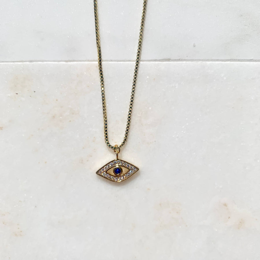 Rhiannon Evil Eye Necklace