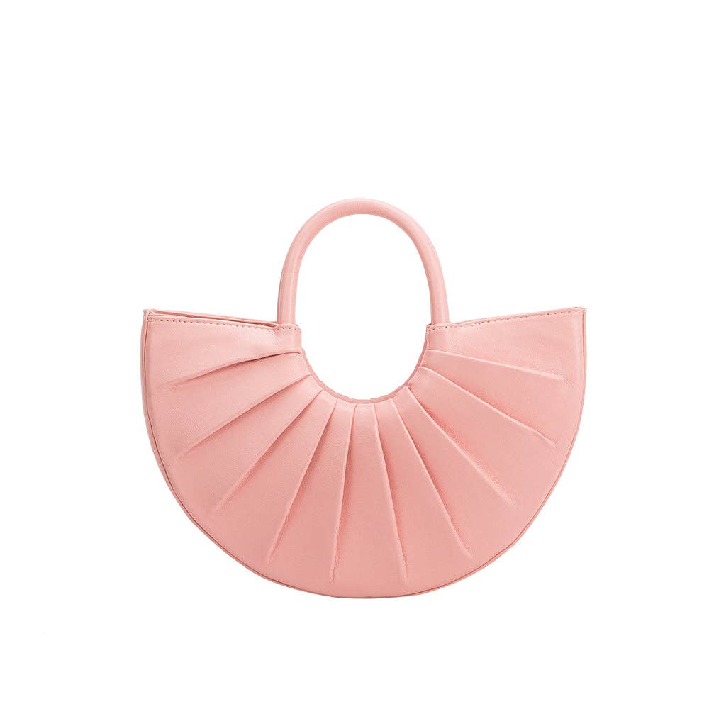 Karlie Vegan Small Top Handle Bag in Pink