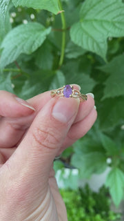 Amethyst Gold Ring, 1930's