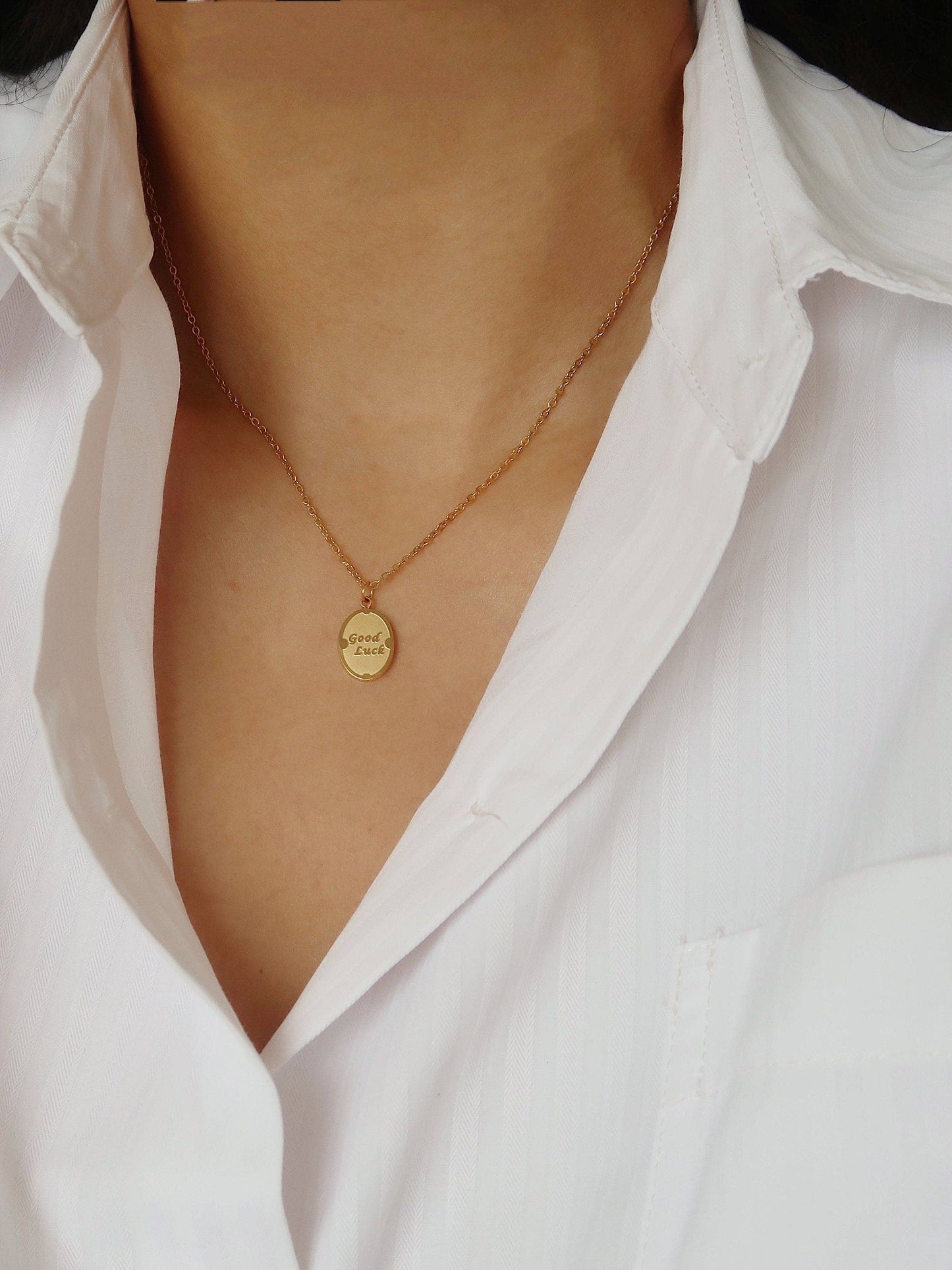 18K Gold Plated Good luck Necklace