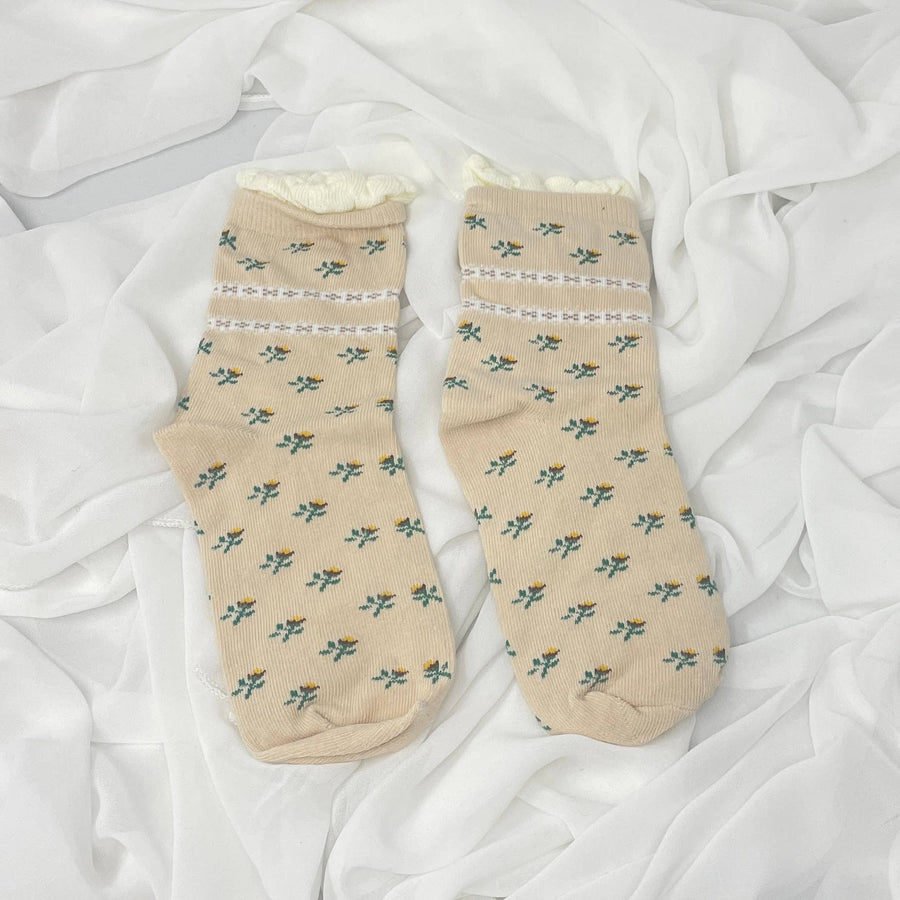 Floral socks