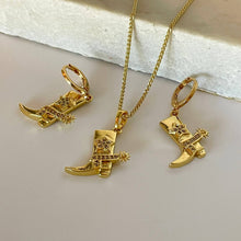 Load image into Gallery viewer, She's Country Huggie Earrings