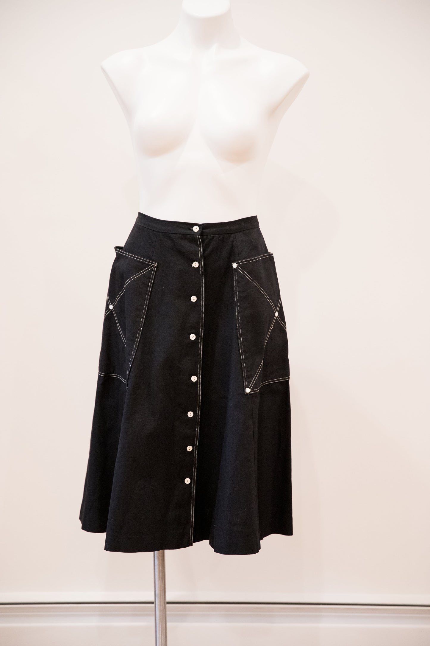 Anna A-Line Skirt, 1970's