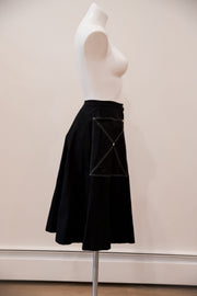 Anna A-Line Skirt, 1970's