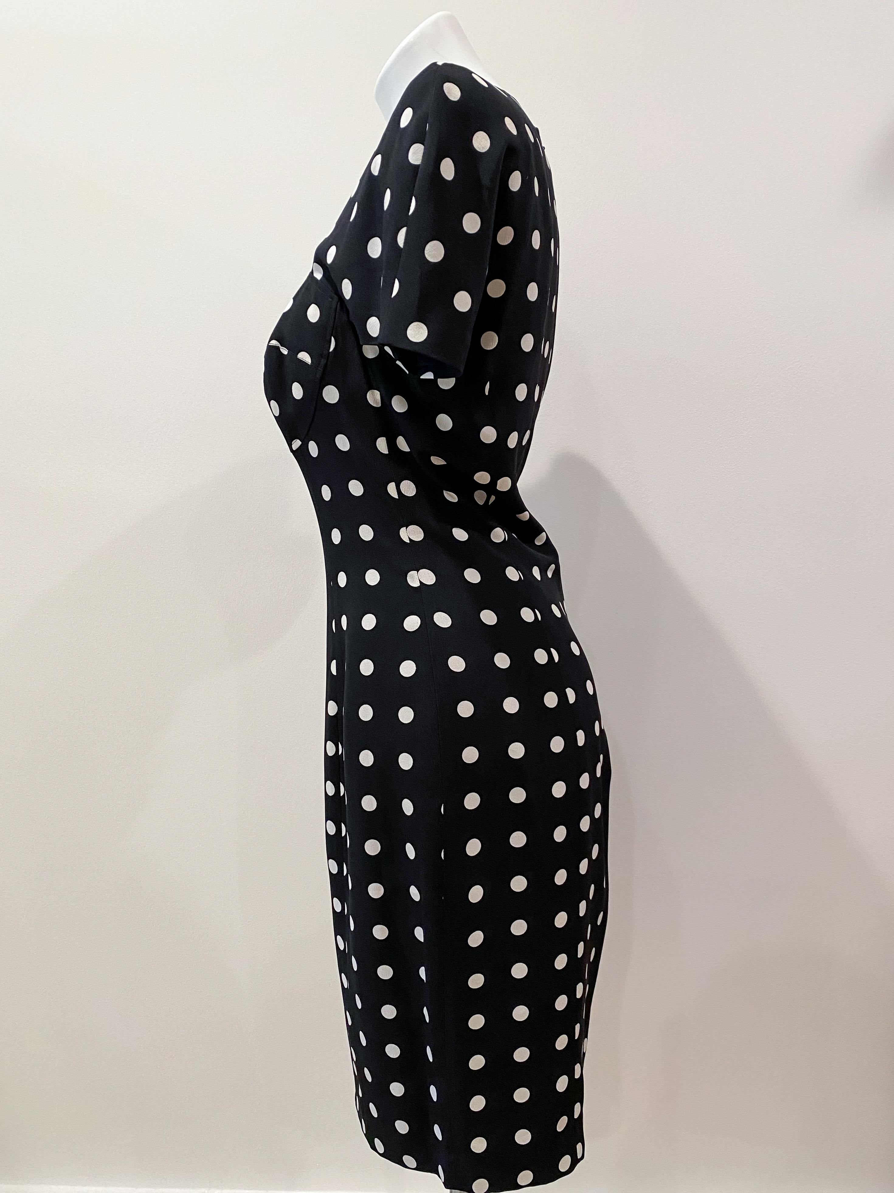 Escada polka dot on sale dress