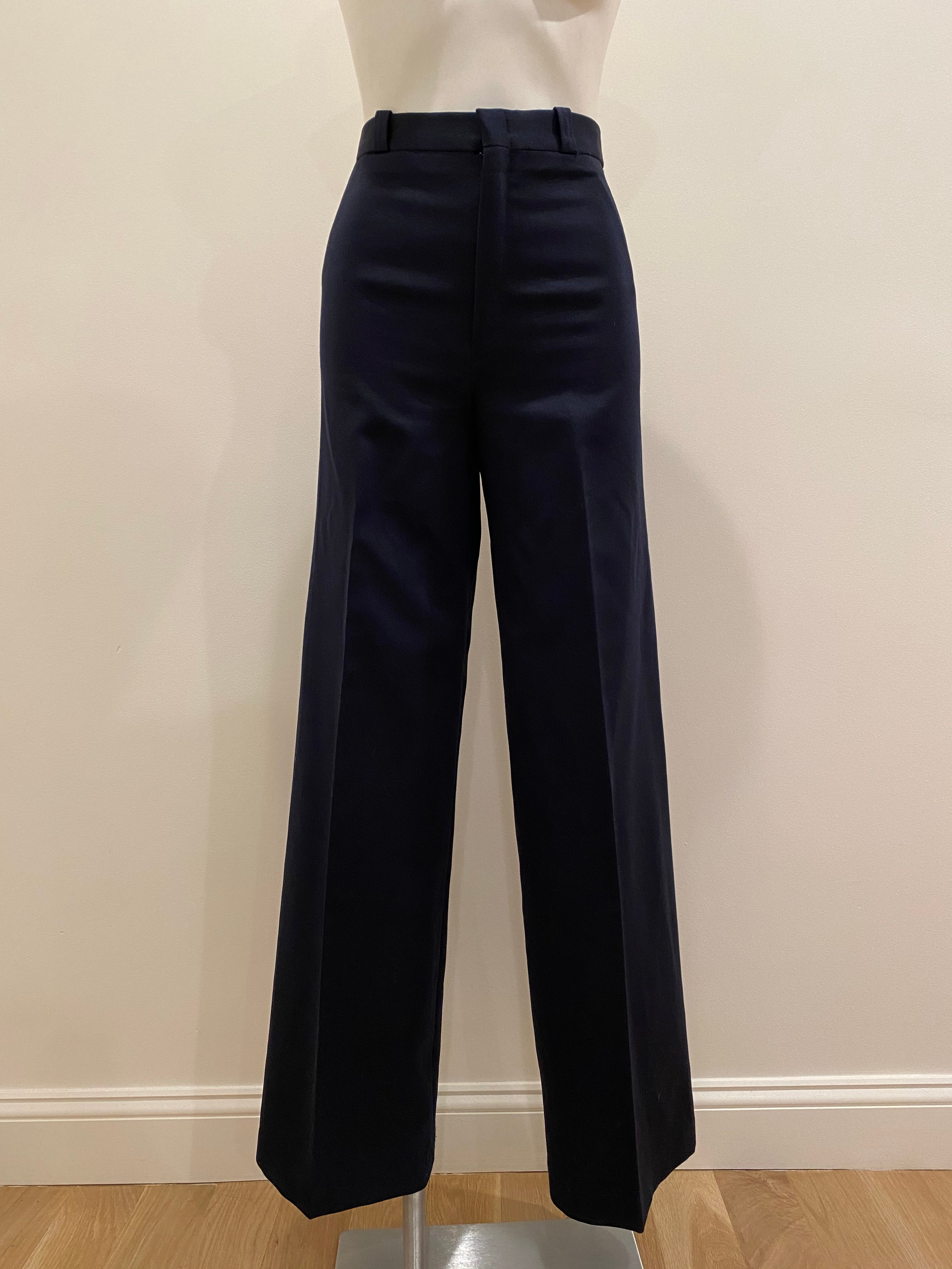 The Anna Navy Trouser – DamnAgedVintage