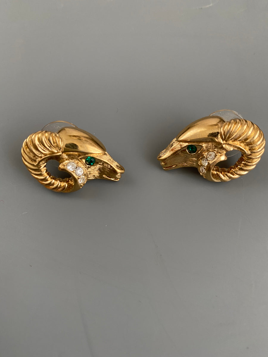 1970’s Avon Ram Earrings