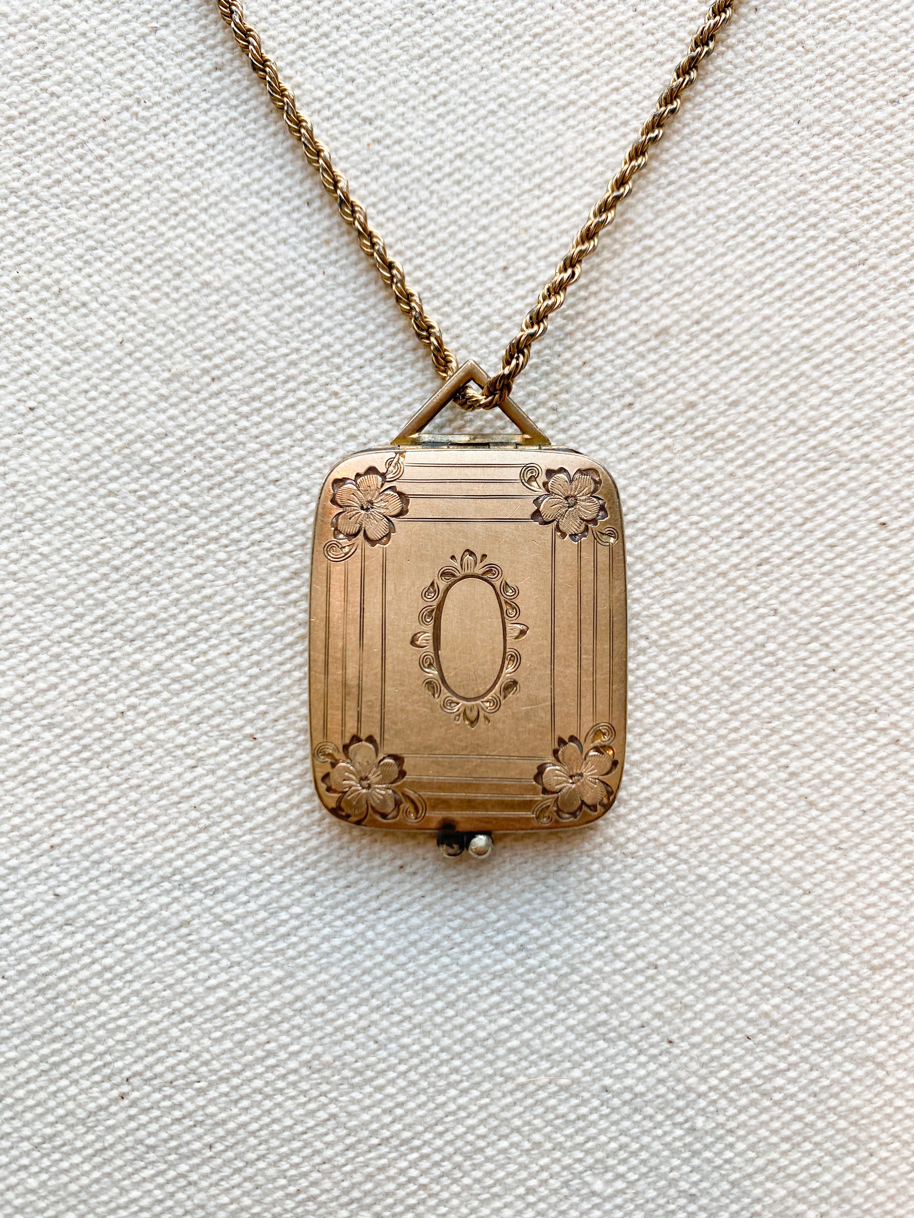 Rectangular Locket, 1940's