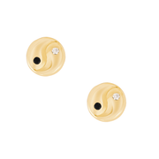 Yin Yang Stud Earrings